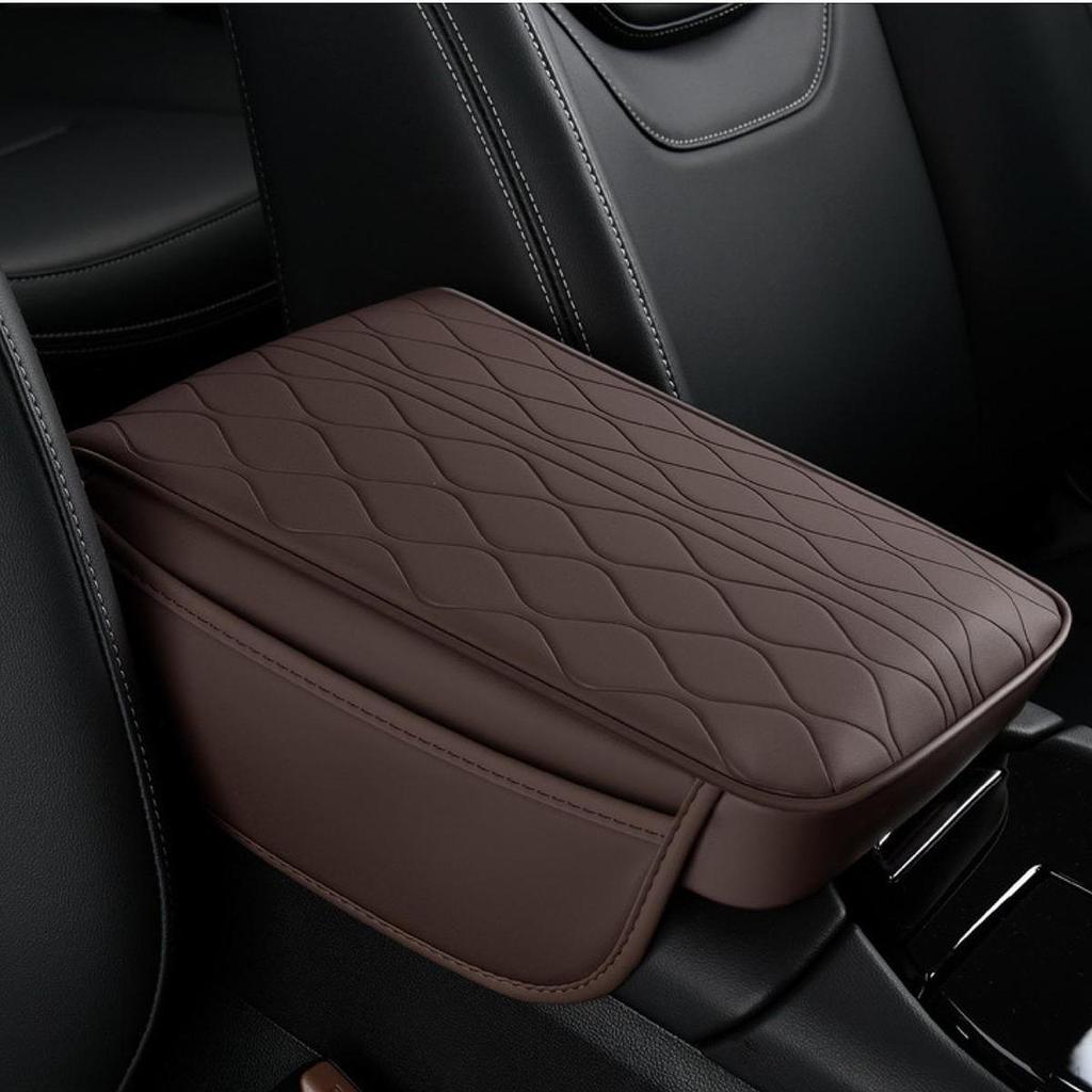 Подушка подлокотника автомобиля, покрытие подлокотника, мягкий чехол из искусственной кожи для защиты средней консоли