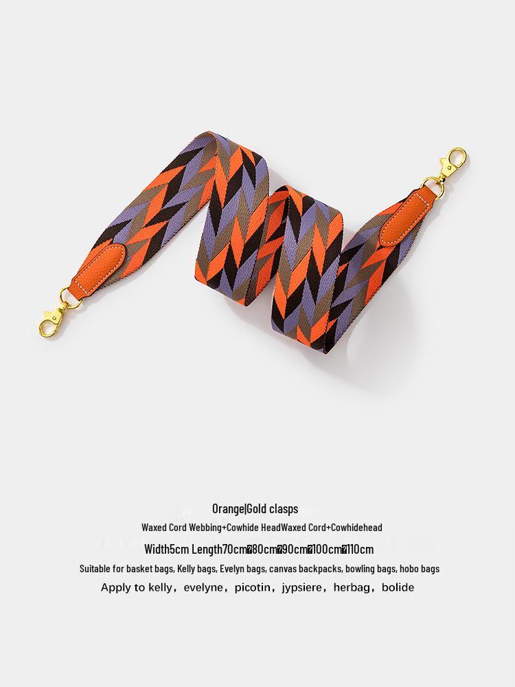 Wide Shoulder Strap for Diamond Lattice Kelly and Evelyn Bags - European & American Style