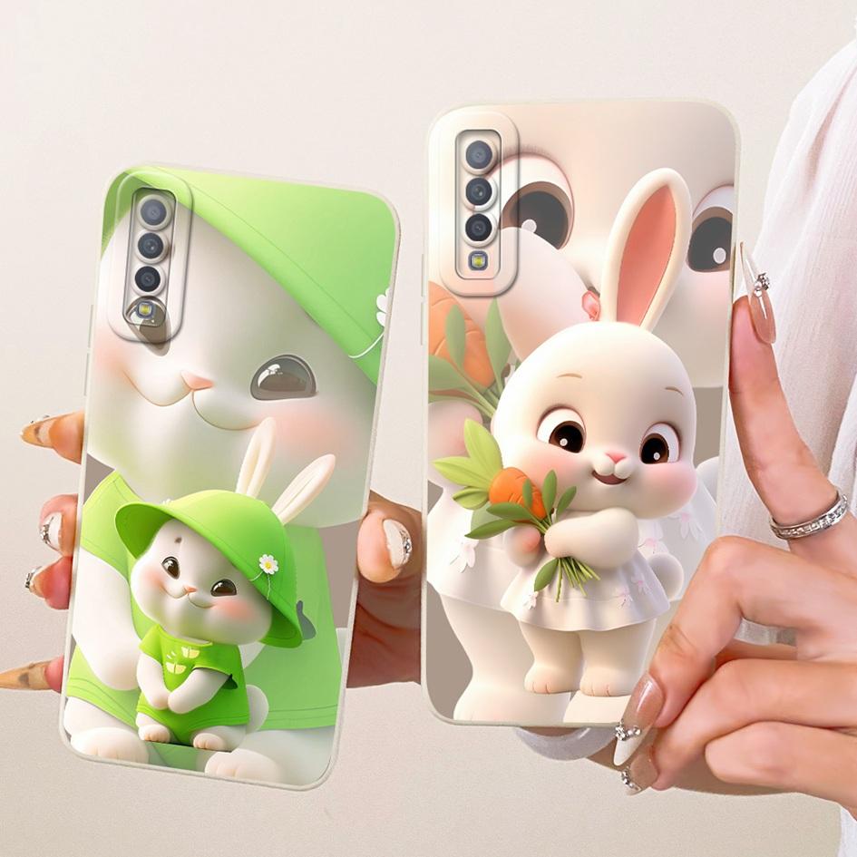 For Samsung Galaxy A7 2018 Case A750 SM-A750F Cover Lovely Cartoon Cat Soft Silicone Protection Shell For Samsung A7 2018 Bumper