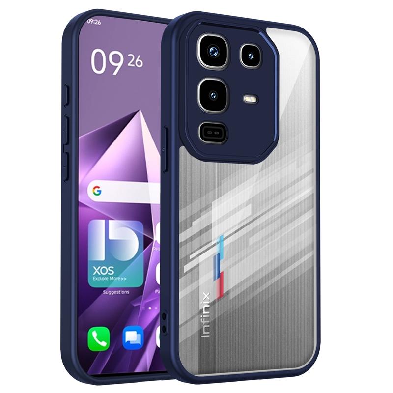 Прозрачный силиконовый чехол для Infinix Note 50 40 Pro Note50 note40 Pro Plus 40S 40X 50X 4G Задняя крышка из ПК Бампер из ТПУ Противоударный чехол