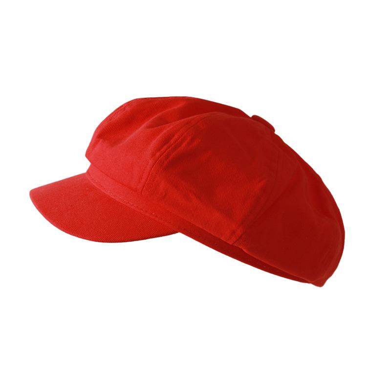 Новые хлопковые льняные шапки, фетровые береты для женщин, британский стиль, береты для девочек, элегантные женские однотонные шляпы