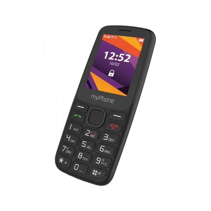 myphone 6410 lte téléphone simple 4g avec écran clair et gros boutons, grande batterie 1400 mah