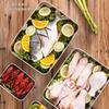Пластина для хранения кухонной утвари из нержавеющей стали с крышкой Коммерческий поднос для посуды Кухонные инструменты для приготовления пищи