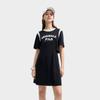 New FILA ORIGINALE Short Sleeved Dress Women's Jet Black F11W429308FBK