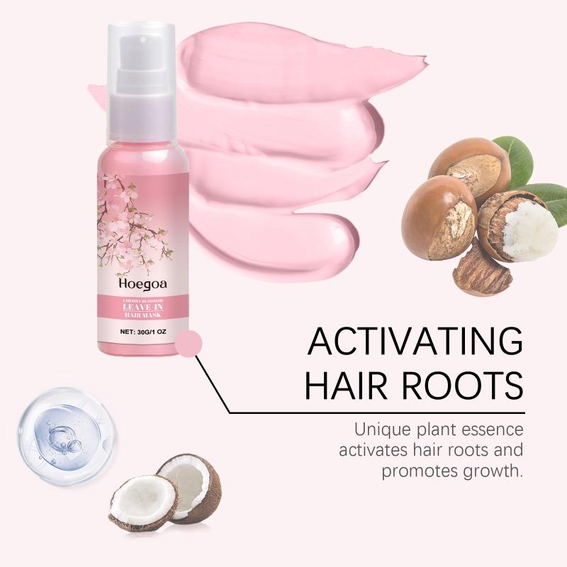 Несмываемая маска для волос «Сакура» восстанавливает сухие, вьющиеся волосы и делает их гладкими, блестящими и свежими.