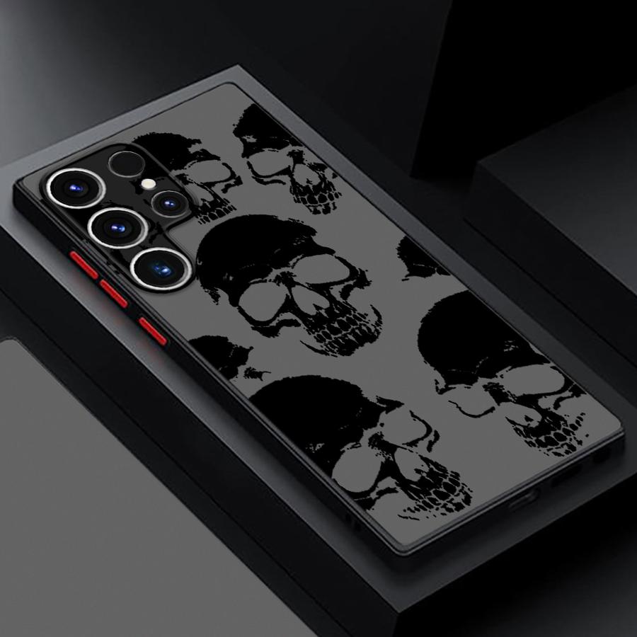 Чехол Funda с рисунком скелета и черепа для Samsung Galaxy S20 FE S24 Plus S25 Ultra S26 S23 FE Note 20 Ultra 10+ S21 S22