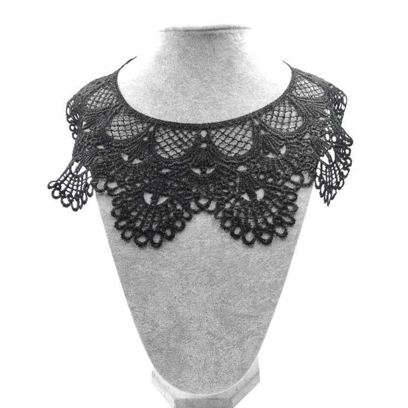 Hollow Dress Applique DIY Sewing Motif Lace Collar Sewing Craft Blouse High Quality Lace Fabric 1PC 3D Hot Sale Trims Popular Neckline Decor