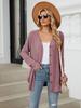 Autumn and Winter New Solid Color Buttons Casual Long-sleeved Cardigan Jacket Long Cardigan Women Tops Kawaii Sweater