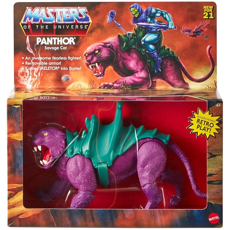 Mattel Masters of the Universe Origins 5,5-дюймовая фигурка Делюкс-набор Пантера / MATTEL 2021 MASTERS OF THE UNIVERSE ORIGINS 5,5-дюймовая фигурка