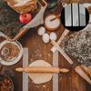 2Pcs Acrylic Rolling Pin Spacers Dough Thickness Guides Measuring Strip Pasta Supplies