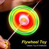 1/2/3pcs New Luminous Hand Pull Luminous Flashing Rope Flywheel Toy Led Light Toy Novelty Children Flywheel Flash Gyro Gift Toys