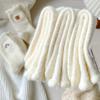 Cartoon Mink Velvet Thick Women's Socks Thick Fleece White Mid-tube Socks Winter Socks