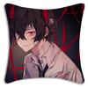 Чехлы для подушек Osamu Dazai Bungou Stray Dogs, мультяшный диван, декоративный домашний чехол с двухсторонней печатью, короткая плюшевая милая наволочка