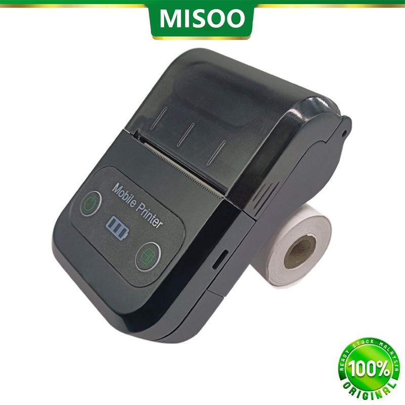 Портативный термопринтер BT 58 мм 2-дюймовый мини-принтер BT Термальный чековый мобильный принтер