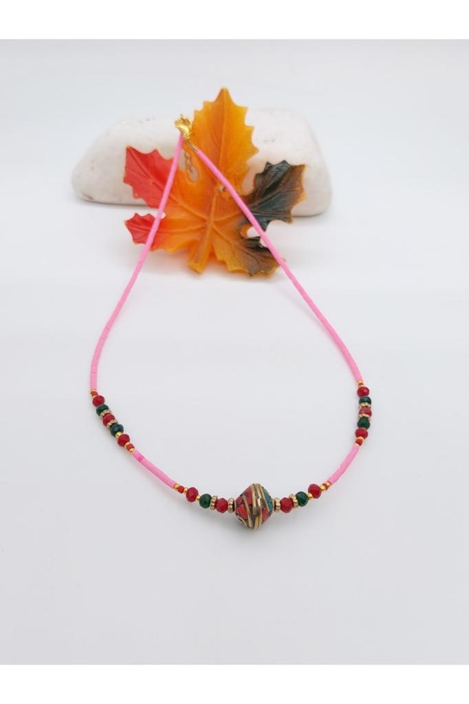 Подарок на день рождения, этническое подлинное хиппи, богемное модное ювелирное ожерелье ручной работы