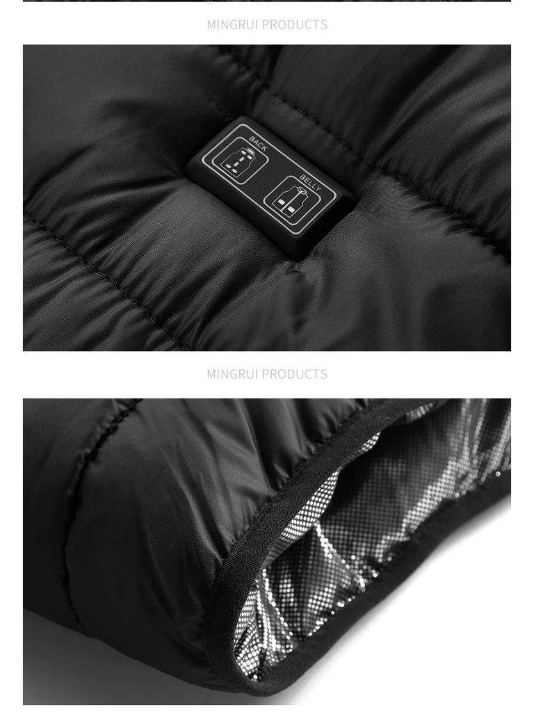 Nine-Zone USB Heated Vest - Smart Design for Couples - Stay Warm with Constant Temperature Heating - New Style Technology
