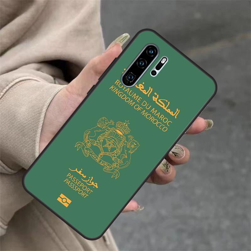 Morocco Flag Coat Of Arms Case For Huawei Nova 9 SE 10 5T 11i 8i 7i 3i Y61 Y91 Y60 Y70 Y90 P20 P40 Lite P30 Pro Cover