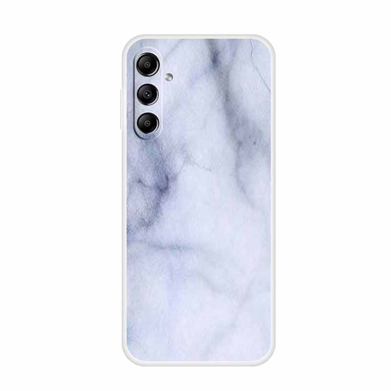 Для Samsung Galaxy A14 A34 A54 5G Мраморный Мягкий Чехол Силиконовый ТПУ Задняя Крышка Телефона Coque для Samsung A 54 34 14 4G Мультяшные Fundas