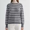  Shs Miss  Wool Stripe Round Neck Knit Sskpoo42050