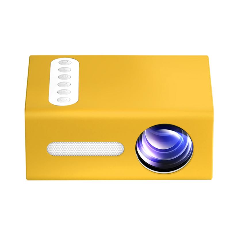 Vivicine Новый светодиодный мини-проектор T300 320x240 пикселей поддерживает HDMI-совместимый USB-аудио 1080P портативный домашний медиа-видеоплеер