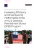 Книга Increasing Efficiency and Incentives for Performance In the Army's Selective Reenlistment Bonus (Srb) Program