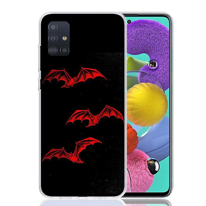 Готический вампир Алый Арт Чехол для телефона для Samsung Galaxy A52 A32 A22 A12 A02S A50S A30S A51 A31 AA71 Note 20 Ultra 10 S10 Plus G