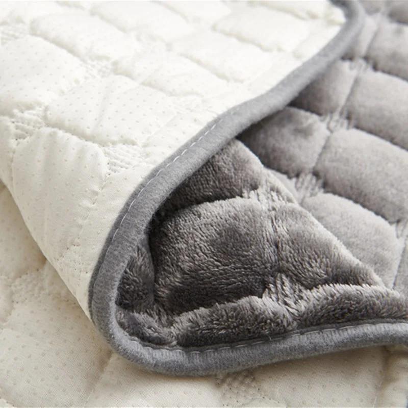 Flannel Plush Recliner Sofa Cover Lazy Boy Relax Armchair Covers 1Seater Non-Slip Dog Pets Sofa Cushion Furniture Protector