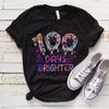 Женские топы 100 дней школы с принтом High Street Trendy Fashion Casual Cotton T Shirts Womens