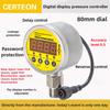 MD-S800E 304 Stainless Steel Digital Pressure Controller DC24V AC220V 0-100MPa Relay Output Pressure Switch for Water Pump
