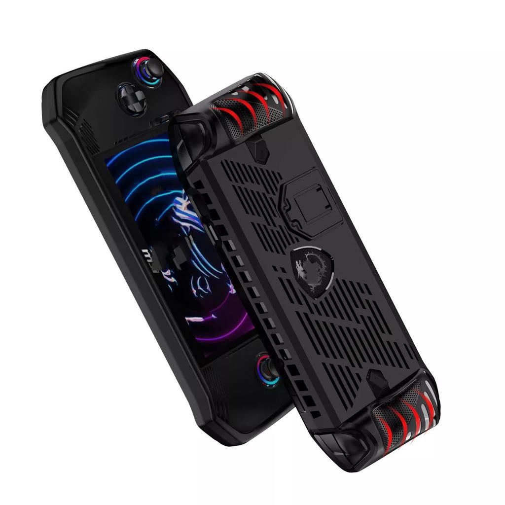 Защитный чехол, совместимый с MSI Claw, мягкий защитный чехол из ТПУ с подставкой для портативной консоли MSI Claw
