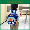 Cute Excavator Kids Backpack With Airy Nylon Material For Preschool Daily Use
