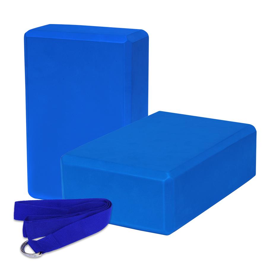 3PCS Fitness Yoga Block Exercise Pilates Foam Brick Set Stretching Health Training Sport Workout Home Gym Bodybuilding Equipment