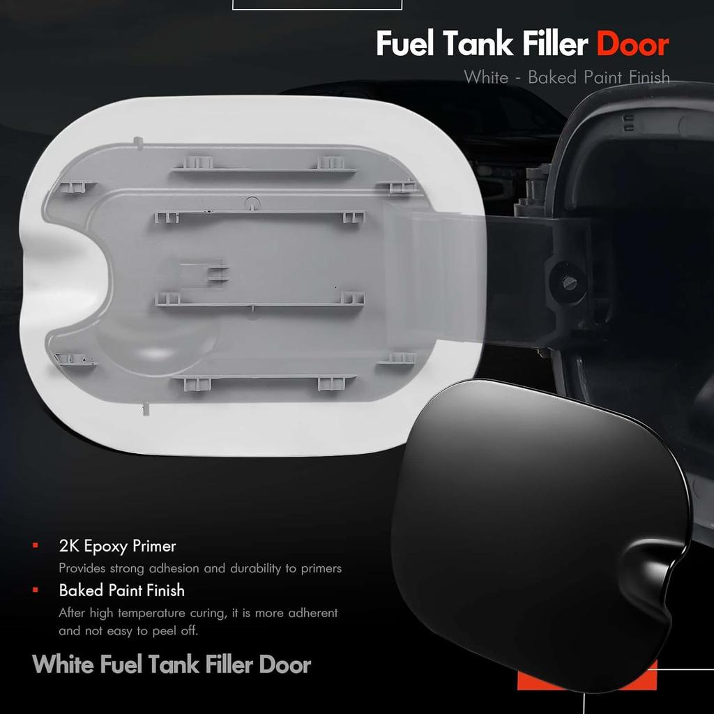 Fuel Tank Filler Pipe Housing With Cap Door Fit For Chevy Silverado 1500 -2025 - Only Fit Chevrolet Gas 6'6" Bed - Gas Cap Tank Door Cove Pocket