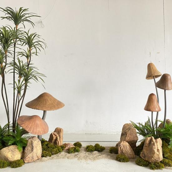 Искусственный камень для ландшафтного дизайна Реалистичный искусственный камень Пенопластовые крышки для колодцев