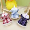 Soft Pet JK Skirt Breathable Cat Princess Dress Pet Outfits Dog Clothes  for Puppy Kittens