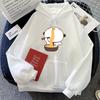 Cartoon Panda Bear Bubu Dudu Printing Hoodies Eating Ramen Graphic Sweatshirts Long Sleeve Women Pullovers Kawaii