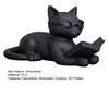 Декоративные элементы для книжной полки, 3D-печатная фигурка читающего кота, статуэтка с очками, креативные подарки на день рождения, настольное украшение в виде животного для дома и офиса