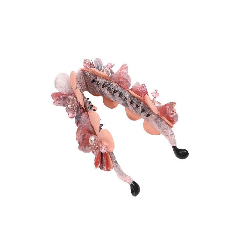 Цветочная заколка для волос держатель для хвостика прочный долговечный сильная фиксация плетение нескользящие французские заколки заколка-краб для прически