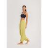 Budhi Mudra Diagonal Jogger Pants   Muted Lime  B61003apl44 G48 