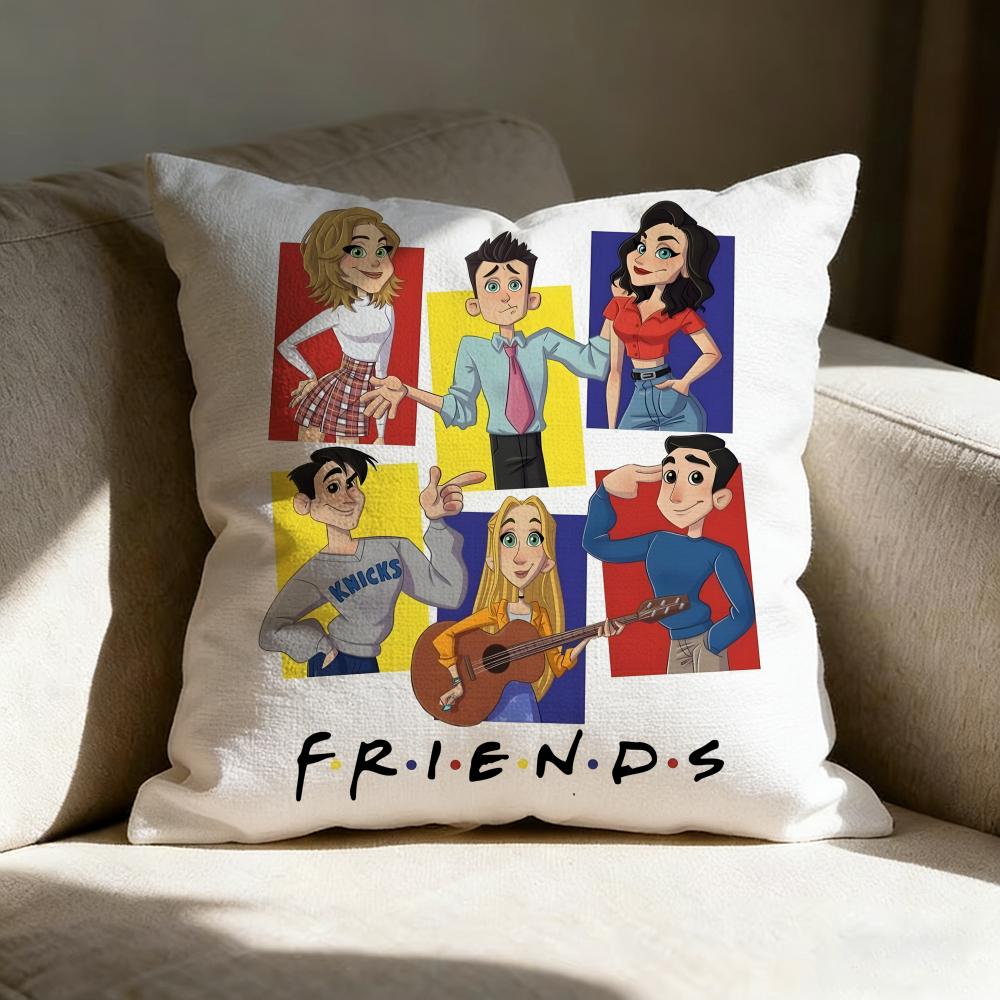 Ffriends Moive Pillow Case Pillowcase Doublesided Printed Sofa Cushion Bedroom Headboard Pillow