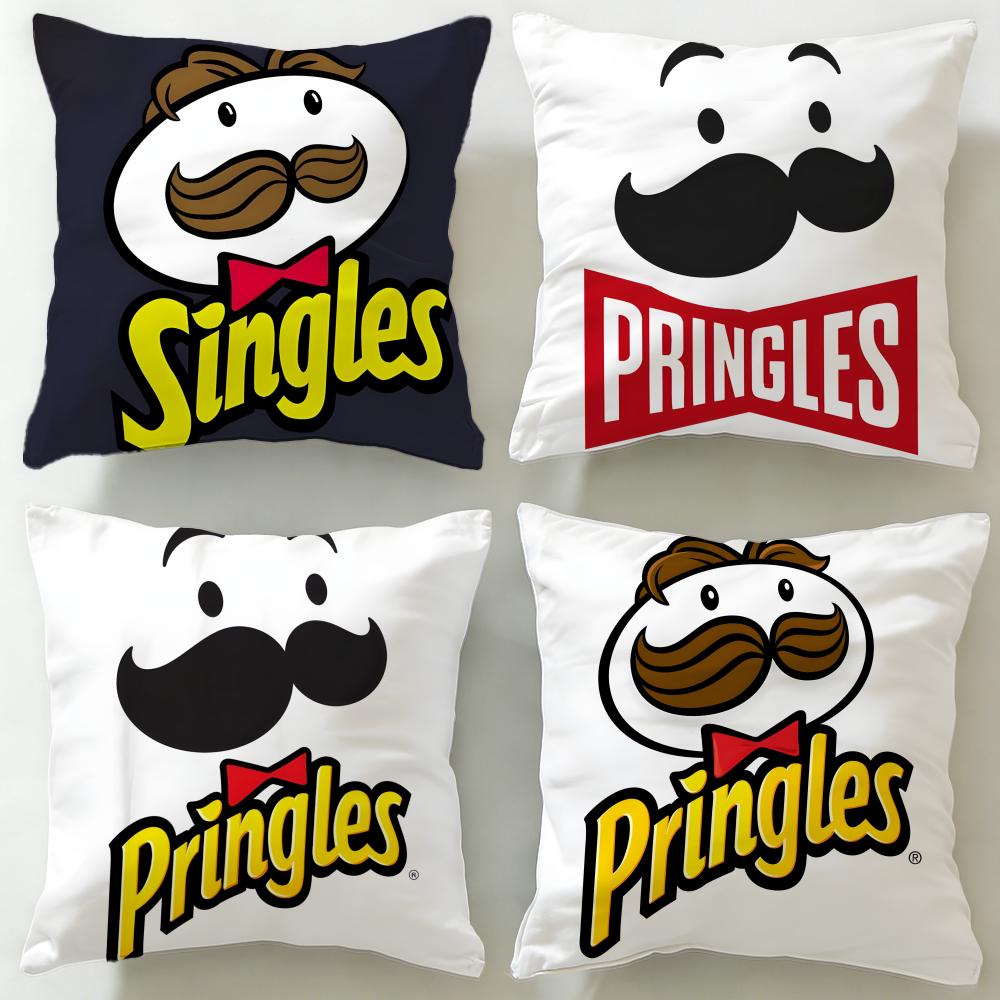 Классический бренд снеков Pringles Наволочка Мягкая и Легко стирающаяся – Универсальная для Дивана, Кровати, Путешествий и Офиса