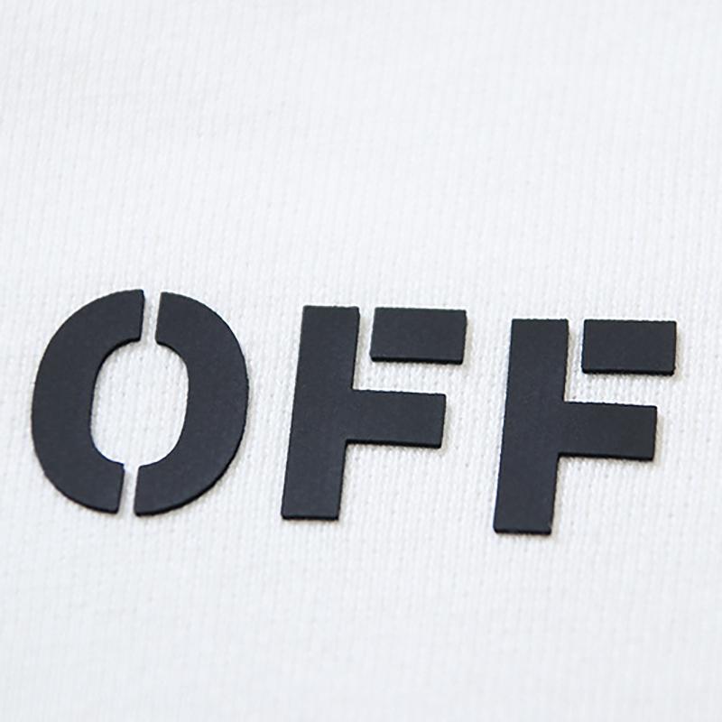 1015 Off-White 2026 Spring/Summer New OW Thick Plate Letter Pattern Printed Men's and Women's Casual Loose Shorts