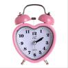 Creative Clock Metal Bell Alarm Clock with Night Light Bedside Alarm Clock Fashion Personality Student 1 Inch Clock 1811
