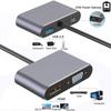 4-в-1 Док-станция Type-C: Многоэкранный HDMI-дисплей и концентратор для 4K-зеркалирования
