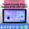 Android Carplay Car Radio For Toyota Corolla Verso Spacio E120 2001-2007 Multimedia Player Head Unit Stereo GPS Navigation BT WIFI 2+32GB