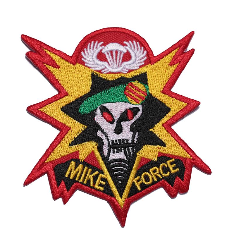 Значок консультативной группы скаутов Vietnam MACV-SOG Green Bailey MIKE FORCE Mike, вышитая нарукавная повязка TCU, лейбл на липучке