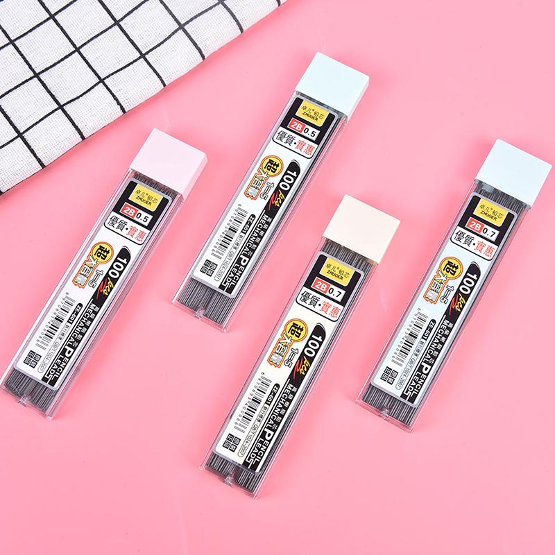 100Pcs/Box Latest Pencil Refill Automatic Pencil Lead Versatile Graphite Lead 2B Mechanical