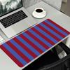 Classic Striped Color Block Large Mouse Pad NonSlip Rubber Stitched Edges For Gaming Setup And Desktop Decoration