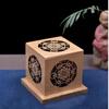 Bamboo Censer Geometry Coil Incense Tower Incense Pedestal Household Indoor Tea Room Office Decoration Aromatherapy Appliance