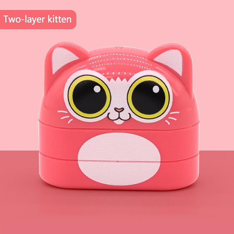 Children'S Name Seal Diy Black White Ink Student'S Stamp Clothes Stickerstamp